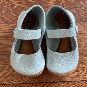 New Mon Petit Mary Janes, light blue